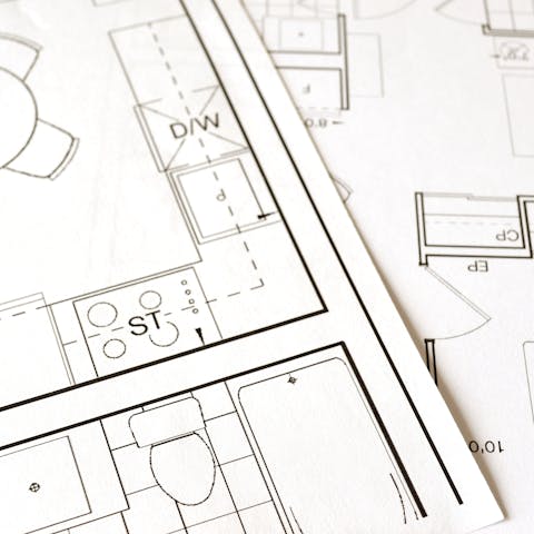 Strategische Planung und Grundriss